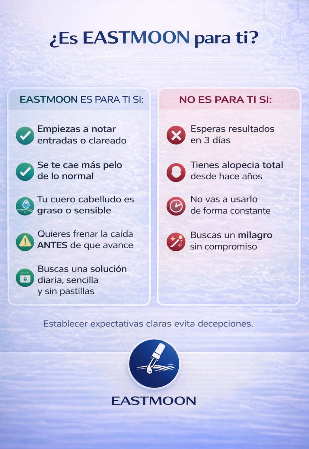 Eastmoon Lab Serum Capilar Dermatológico – Fortalecimiento y Densidad Capilar